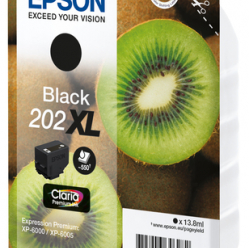EPSON 202XL Black Ink Cartridge (with security)