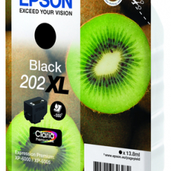 EPSON 202XL Black Ink Cartridge (with security)