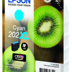 EPSON 202XL Cyan Ink Cartridge (with security)