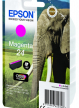 EPSON 24 ink cartridge magenta standard capacity 4.6ml 360 pages 1-pack RF-AM blister