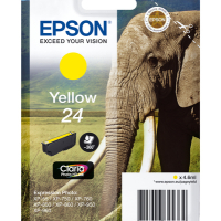 Tusz EPSON 24 ink cartridge yellow standard capacity 4.6ml 360 pages 1-pack RF-AM blister