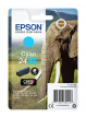 EPSON 24XL ink cartridge cyan high capacity 8.7ml 740 pages 1-pack RF-AM blister