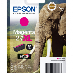 EPSON 24XL ink cartridge magenta high capacity 8.7ml 740 pages 1-pack RF-AM blister