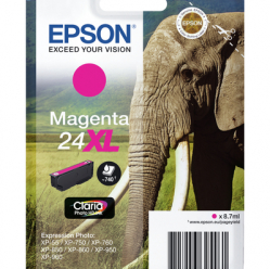 EPSON 24XL ink cartridge magenta high capacity 8.7ml 740 pages 1-pack RF-AM blister
