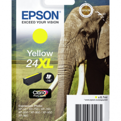 EPSON 24XL ink cartridge yellow high capacity 8.7ml 740 pages 1-pack RF-AM blister