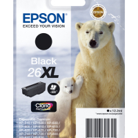 Tusz EPSON 26XL ink cartridge black high capacity 12.2ml 500 pages 1-pack RF-AM blister