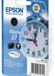 EPSON 27 ink cartridge black standard capacity 6.2ml 350 pages 1-pack blister with alarm - DURABrite ultra ink