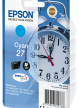 EPSON 27 ink cartridge cyan standard capacity 3.5ml 350 pages 1-pack RF-AM blister - DURABrite ultra ink