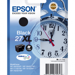 EPSON 27XL ink cartridge black high capacity 17.7ml 1.100 pages 1-pack RF-AM blister - DURABrite ultra ink