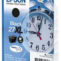 EPSON 27XL ink cartridge black high capacity 17.7ml 1.100 pages 1-pack RF-AM blister - DURABrite ultra ink