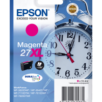 Tusz EPSON 27XL ink cartridge magenta high capacity 10.4ml 1.100 pages 1-pack RF-AM blister - DURABrite ultra ink