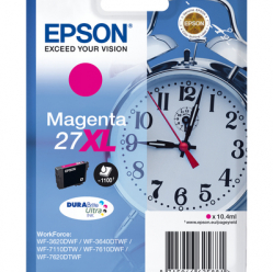EPSON 27XL ink cartridge magenta high capacity 10.4ml 1.100 pages 1-pack RF-AM blister - DURABrite ultra ink
