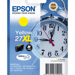 EPSON 27XL ink cartridge yellow high capacity 10.4ml 1.100 pages 1-pack RF-AM blister - DURABrite ultra ink