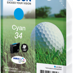EPSON 34 Ink Cyan 4,2ml Blister