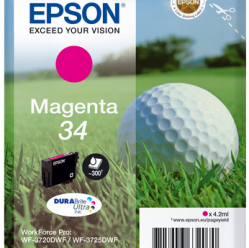 EPSON 34 Ink Magenta 4,2ml Blister