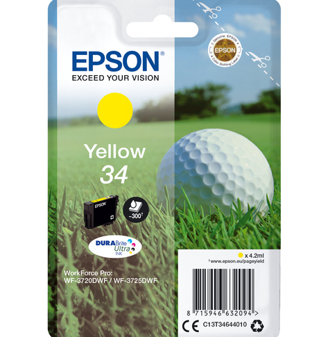 EPSON 34 Ink Yellow 4,2ml Blister