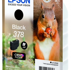 EPSON 378 Black Ink Cartridge (with security)
