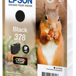 EPSON 378 Black Ink Cartridge (with security)