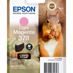 EPSON 378 Light Magenta Ink Cartridge (with security)