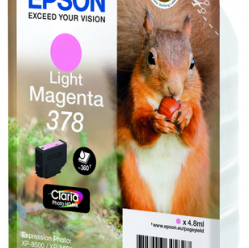 EPSON 378 Light Magenta Ink Cartridge (with security)