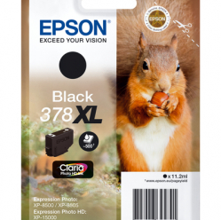 EPSON 378XL Black Ink Cartridge (with Security)