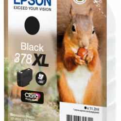 EPSON 378XL Black Ink Cartridge (with Security)