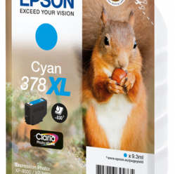 EPSON 378XL Cyan Ink Cartridge (With Security)