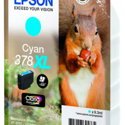 EPSON 378XL Cyan Ink Cartridge (With Security)