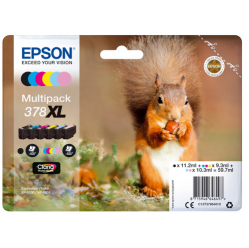 EPSON 378XL Mpack Ink (BK,C,M,Y,LC,LM)(With Security)