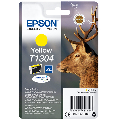 EPSON C13T13044012 Epson T1304 yellow Stylus SX525WD/BX305F/BX320FW/BX625FWD