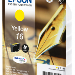 EPSON C13T16244012 Epson T1624 yellow DURABrite 3,1 ml WF-2010/25x0