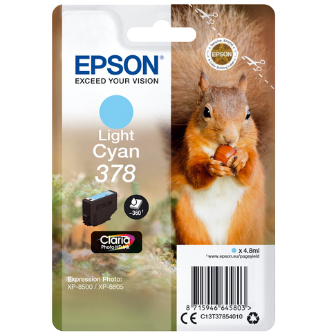 EPSON C13T37854010 Epson C13T37854010 Light Cyan Claria Photo HD 378