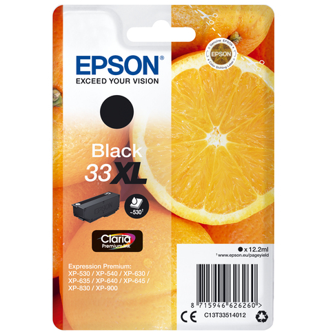 EPSON Cartouche Oranges Ink Claria Premium N (XL)