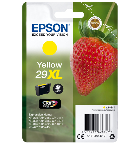 EPSON Cartridge Fraise - Ink Claria Home Yellow (XL)