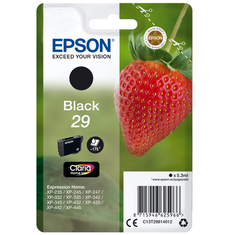 EPSON Cartridge Fraise Ink Claria Home Black