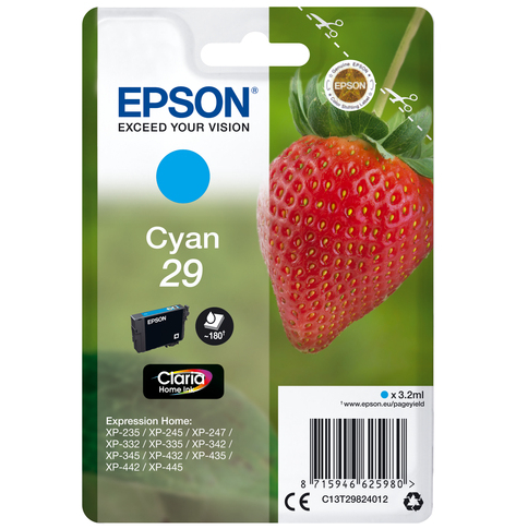 EPSON Cartridge Fraise Ink Claria Home Cyan