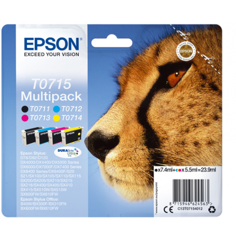EPSON DuraBrite Ultra ink cartridge black and tri-colour 1-pack RF-AM blister