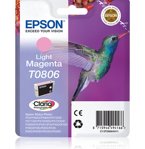 EPSON ink T080 light magenta blister