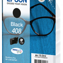 EPSON Singlepack Black 408 DURABrite Ultra Ink