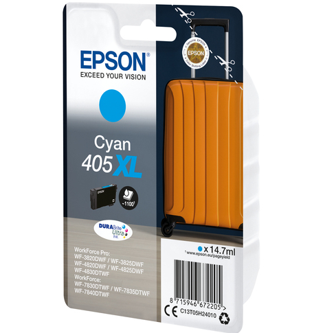 EPSON Singlepack Cyan 405XL DURABrite Ultra Ink