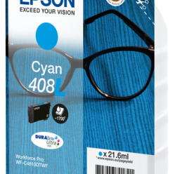 EPSON Singlepack Cyan 408L DURABrite Ultra Ink