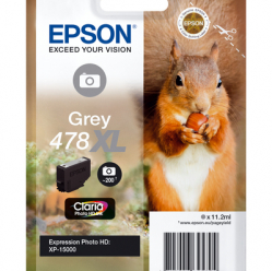 EPSON Singlepack Grey 478XL Claria Photo HD Ink Squirrel