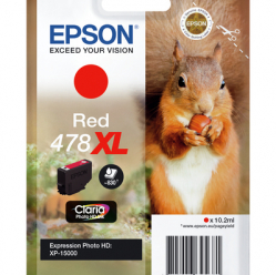 EPSON Singlepack Red 478XL Claria Photo HD Ink Squirrel