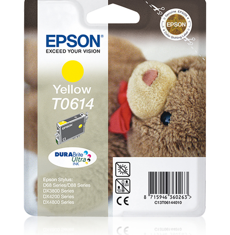EPSON Stylus D68 Photo Edition/88/88 Plus,DX3800/3850/3850plus/4200/4250/4800/4850/4850plus Yellow RF Tag