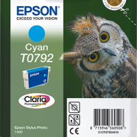 Tusz EPSON T0792 ink cartridge cyan standard capacity 11ml 1-pack RF-AM blister