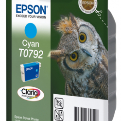 EPSON T0792 ink cartridge cyan standard capacity 11ml 1-pack RF-AM blister