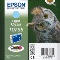Tusz EPSON T0795 ink cartridge light cyan standard capacity 11ml 1-pack RF-AM blister