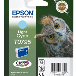 EPSON T0795 ink cartridge light cyan standard capacity 11ml 1-pack RF-AM blister