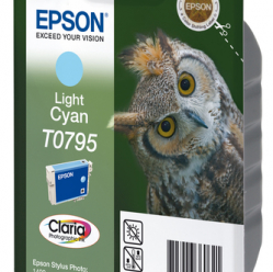 EPSON T0795 ink cartridge light cyan standard capacity 11ml 1-pack RF-AM blister