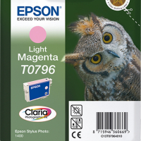 Tusz EPSON T0796 ink cartridge light magenta standard capacity 11ml 1-pack RF-AM blister